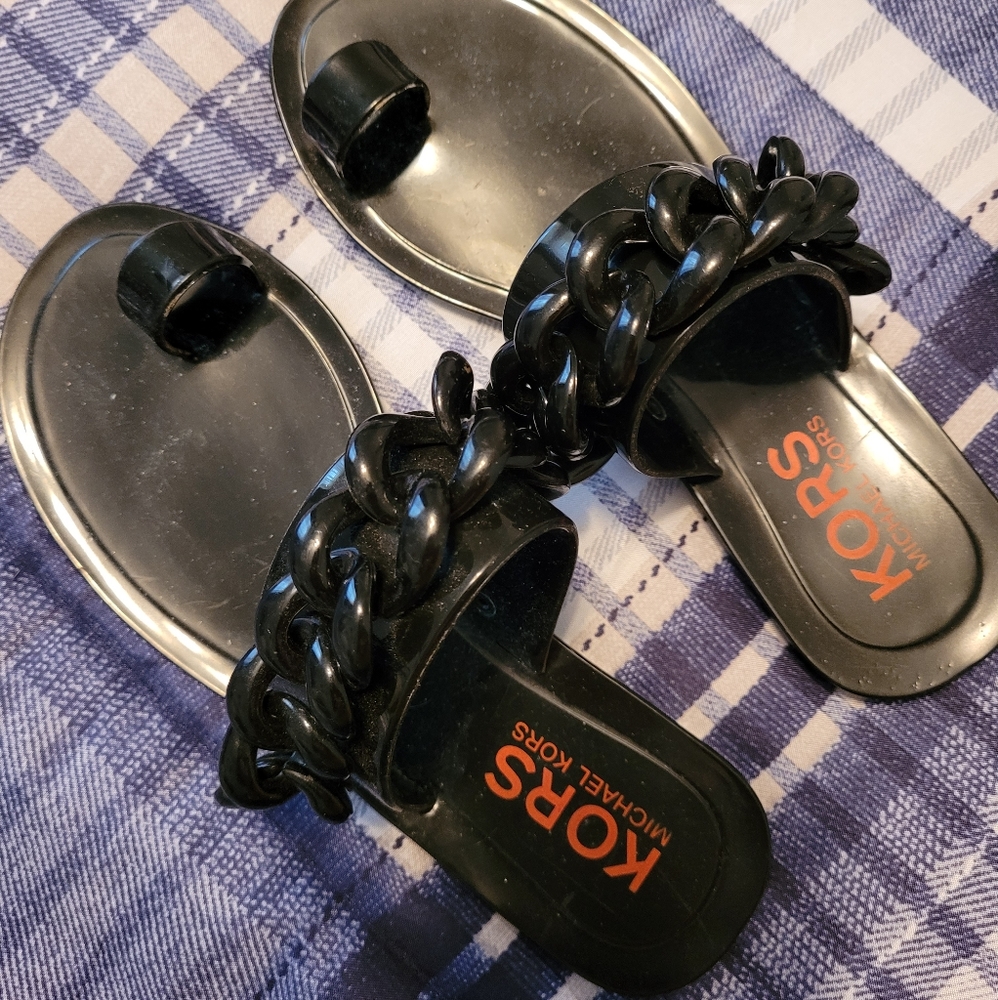 Michael Kors jelly sandals